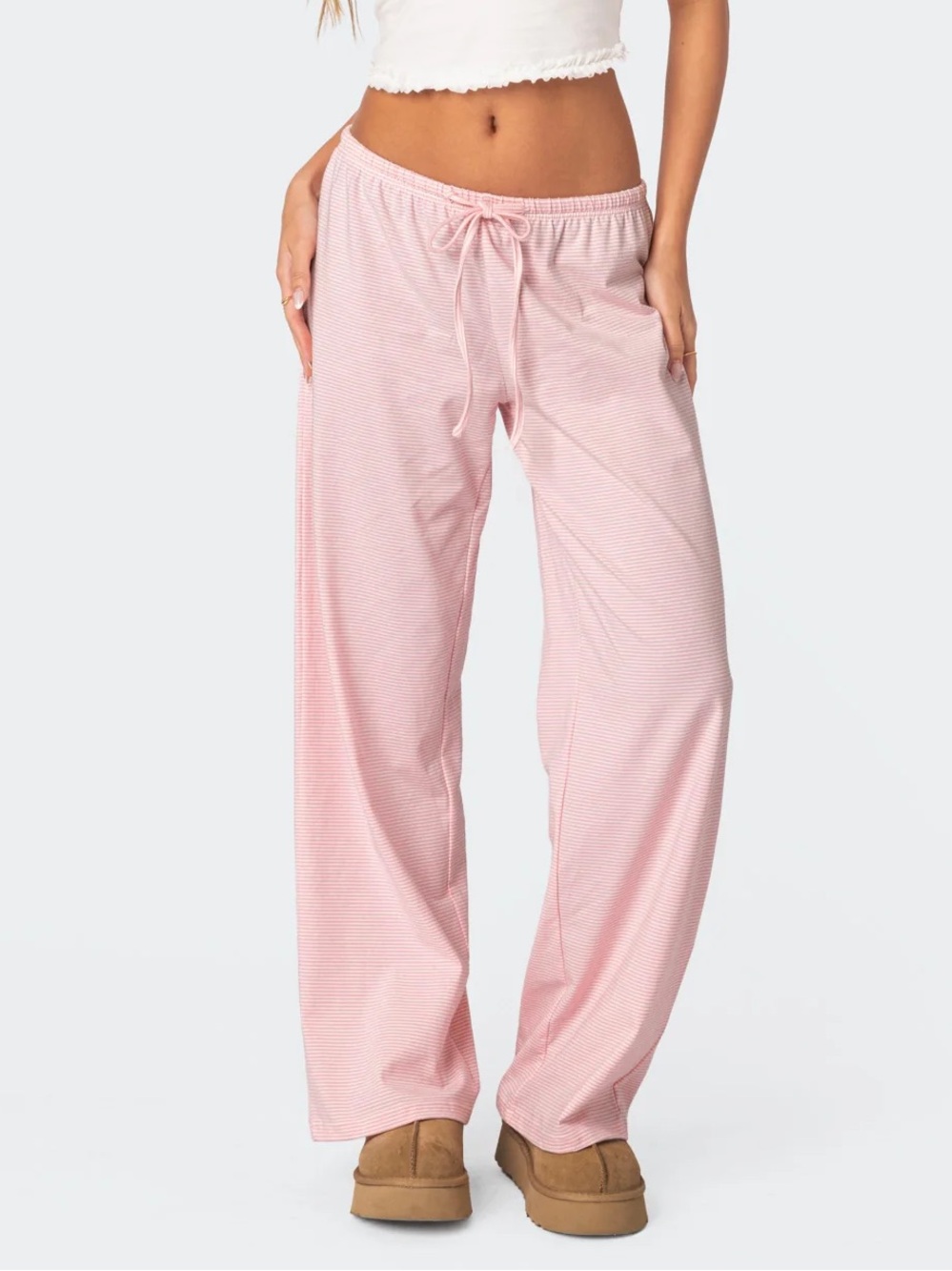 Edikted Olivia Striped Pants